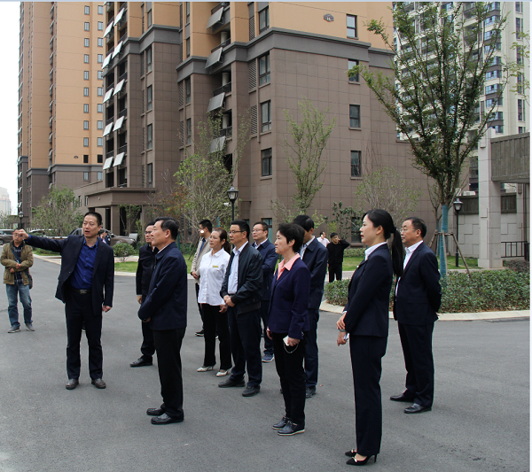 住房和城鄉(xiāng)建設(shè)部副部長倪虹一行到徽鹽地產(chǎn)六安項(xiàng)目參觀調(diào)研