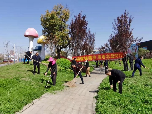 六安項目黨支部組織開展“學雷鋒”志愿服務活動